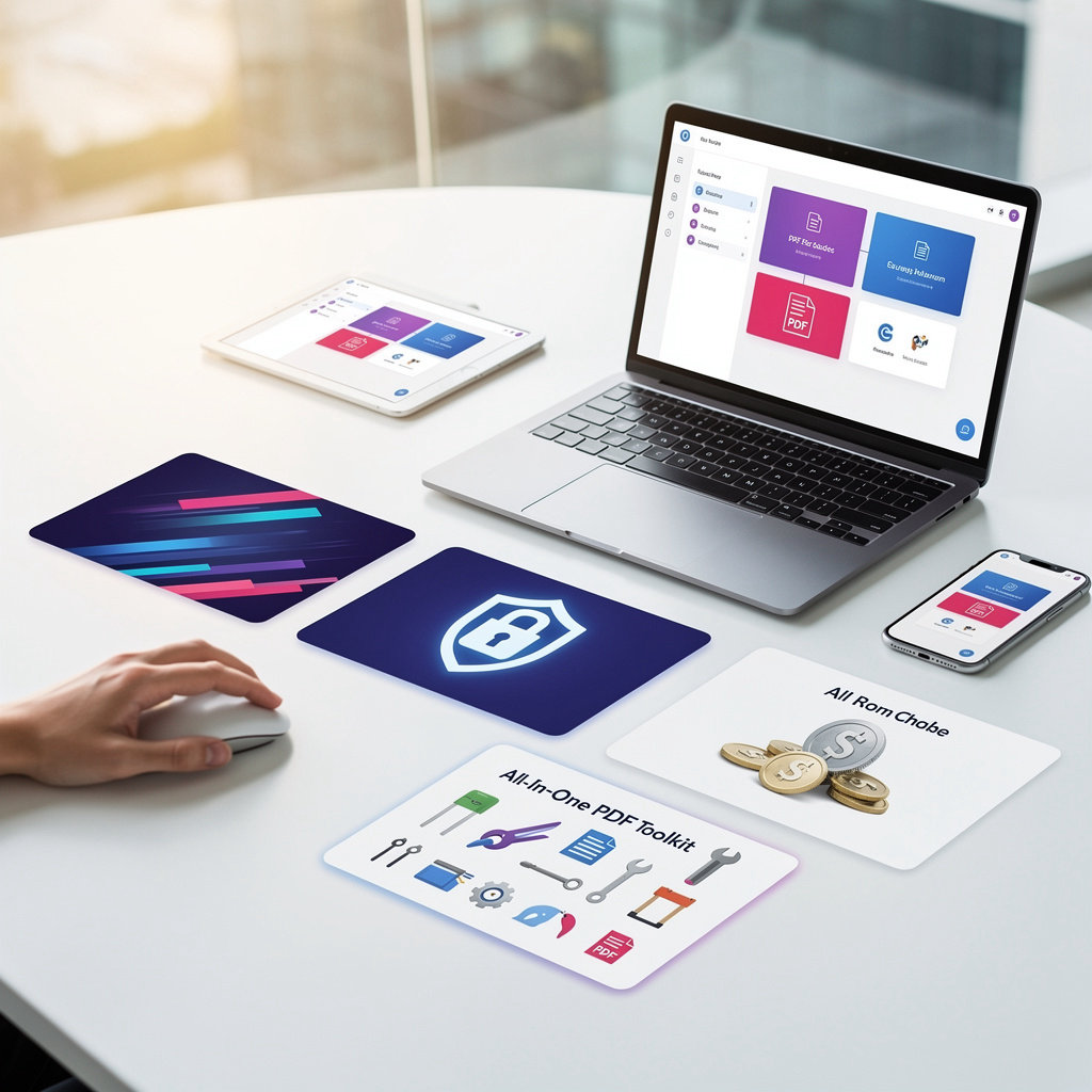 PDF TOOLs professional document processing platform showcasing security and efficiency